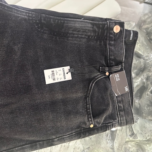Express Jeans (wide leg, high rise) 14 R - NWT - Picture 1 of 3